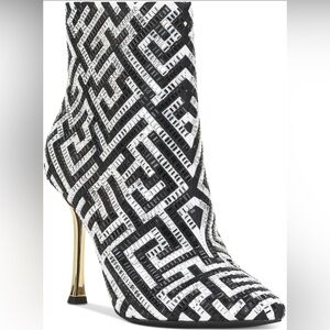 I.N.C. Women's Rakima Embellished Pointed Toe Dress Booties NIB